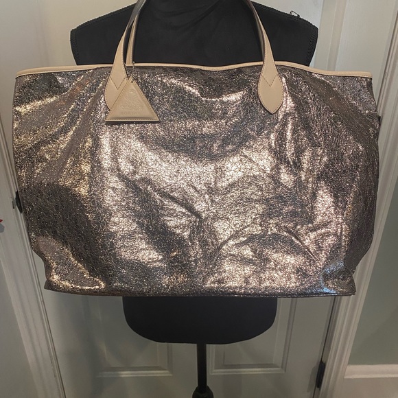 Sorial New York Metallic Tote Bag NWOT - Picture 2 of 9